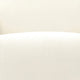 38 Inch Accent Armchair Extra Thick Padding Ivory Boucle Upholstery By Casagear Home BM308649