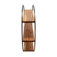 Lexa 32 Inch Wall Shelf, 3 Wood Shelves, Circular Metal Frame, Brown, Black By Casagear Home