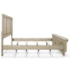 Ashen Full Size Bed Transitional Panel Design Wire Brushed Rustic White By Casagear Home BM308795