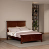 Umi Twin Size Bed, Classic Panel Design with Molded Details, Brown Wood By Casagear Home