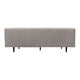 Lup 80 Inch Sofa Soft Cushions Button Tufted Gray Polyester Velvet By Casagear Home BM308907
