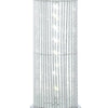 Jin 28 Inch Table Lamp, Gray Drum Fabric Shade, Modern Round Base, Silver By Casagear Home