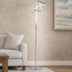Sea 61 Inch Floor Lamp, Accent Twisted LED, Modern Style, Chrome Base By Casagear Home