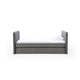 Cave Daybed Gray Velvet Upholstery Modern Design Caster Mounted Trundle BM309115