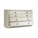 Maxi 66 Inch Dresser 8 Drawers Metal Handles Rustic Design Beige Wood BM309118