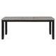 Elina 60-78 Inch Dining Table Extension Leaf Gray Asian Hardwood MDF BM309238