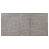 Elina 60-78 Inch Dining Table, Extension Leaf, Gray Asian Hardwood, MDF
