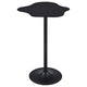 42 Inch Modern Bar Table Black Metal Frame Irregular Cloud Design BM309249