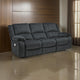Ashley Wie 87" Power Recliner Sofa, USB, Slate Gray Chenille