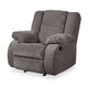 Ashley Tee 40’’ Manual Recliner Chair Rocker Gray Chenille