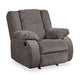Ashley Tee 40" Manual Recliner Chair, Rocker, Gray Chenille