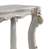 Jess 58 Inch Sofa Console Table Classic Scrolled Legs Brushed Gold Shelf By Casagear Home BM309430