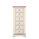 Maia 64 Inch Tall Swivel Dresser Chest Mirror Velvet Lined Drawers White By Casagear Home BM309487