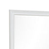 Limi 37 x 43 Dresser Mirror, Modern Wood Frame, White Brushed Finish By Casagear Home