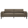 Fiza 87 Inch Sofa Taupe Polyester Track Arms Pocket Coils Double Frame By Casagear Home BM309590