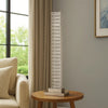 Lizy 24 Inch Table Lamp with Crystal, LED Metal Frame, Nickel Finish By Casagear Home