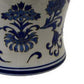 Lise 25 Inch Temple Ginger Jar Ceramic Multi Floral Design White Blue By Casagear Home BM309897