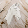 Lilie 14 Inch Horse Head Bust Statuette Wall Mount Design Resin White By Casagear Home BM310084