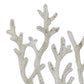 Spark 20 Inch Coral Table Top Decor Coastal Design Resin Antique White By Casagear Home BM310167