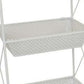 30 Inch Plant Stands Set of 2 Open Metal Frame 6 Square Baskets White By Casagear Home BM310184