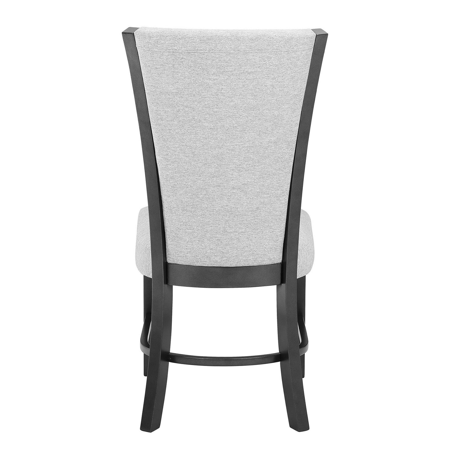 Brandon 23 Inch Side Chair, Set of 2, Wood Frame, Fabric Upholstery, White By Casagear Home