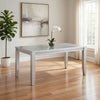 Liam 64 Inch Dining Table, Spacious Rectangular Top, Gray Wood Frame By Casagear Home