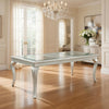Harrison 66-84 Inch Dining Table, Extendable, Wood Cabriole Legs, Gray By Casagear Home
