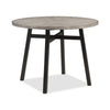 Avenue 48 Inch Counter Height Table Wood Frame Round Top Black and Gray By Casagear Home BM310263