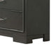 Aliso 58 Inch Wide Dresser Chest 6 Drawers Bracket Feet Dark Gray By Casagear Home BM310945
