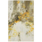 Navi 5 x 8 Medium Area Rug, Marble Pattern, Latex Back, Gold Abstract, Gray By Casagear Home