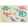 Liya 5 x 8 Medium Area Rug, Kids Design Playful Dinosaurs, Nylon Multicolor By Casagear Home