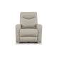 Aji 41 Inch Chair Power Recliner with Adjustable Headrest Dove Gray By Casagear Home BM310993
