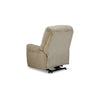 Qog 43 Inch Chair Power Lift Recliner Cushioned Seat Toast Polyester By Casagear Home BM311003