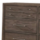 57 Inch Wide Dresser Chest 8 Drawers Solid Wood in a Warm Gray Finish By Casagear Home BM311065