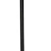 24 Inch Table Lamp Angled Stem Round Base Metal Black Antique Gold By Casagear Home BM311073