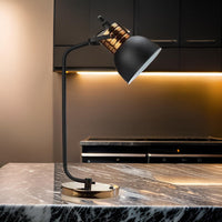Black and Antique Gold