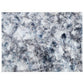 Ica 5 x 7 Area Rug Non Slip Canvas Backing Tie Dye Polyester Gray By Casagear Home BM311084