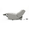 Ani 43 Inch Large Power Electric Recliner Chair Modern Gray Black Finish By Casagear Home