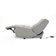 Ani 43 Inch Large Power Electric Recliner Chair Modern Gray Black Finish By Casagear Home