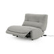 Ani 43 Inch Large Power Electric Recliner Chair Modern Gray Black Finish By Casagear Home