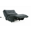 Ani 43 Inch Large Power Electric Recliner Chair Modern Dark Gray Black By Casagear Home