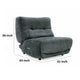 Ani 43 Inch Large Power Electric Recliner Chair Modern Dark Gray Black By Casagear Home