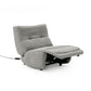 Ani 43 Inch Small Power Electric Recliner Chair Modern Gray Black Finish By Casagear Home BM311187