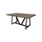 Piel 69 Inch Dining Table Rectangular Pine Mango Wood Black Brown By Casagear Home BM311213