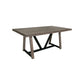 Piel 69 Inch Dining Table Rectangular Pine Mango Wood Black Brown By Casagear Home BM311213