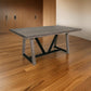 Piel 69 Inch Dining Table Rectangular Pine Mango Wood Black Brown By Casagear Home BM311213