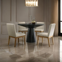 Black and Beige and Brown