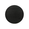 Yuvi 29 Inch Coffee Table Round Tabletop Pedestal Base Black Finish By Casagear Home BM311405