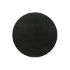 Yuvi 21 Inch Accent Table Round Tabletop Pedestal Base Ebony Black By Casagear Home BM311407