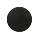 Yuvi 21 Inch Accent Table Round Tabletop Pedestal Base Ebony Black By Casagear Home BM311407